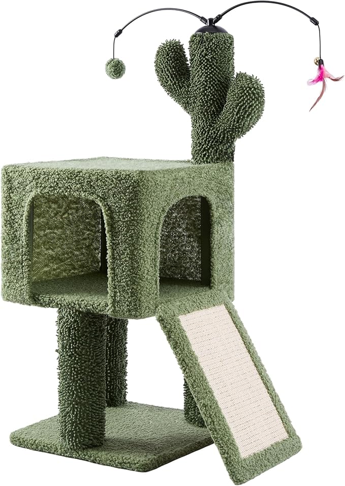 Roypet 32" Cat Tree 0111 (Green, 32")