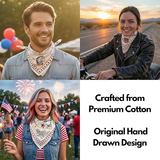 The Peacock Crew Premium Soft Cotton Bandanas Pack for Men and Women Paisley 22 x 22 inches