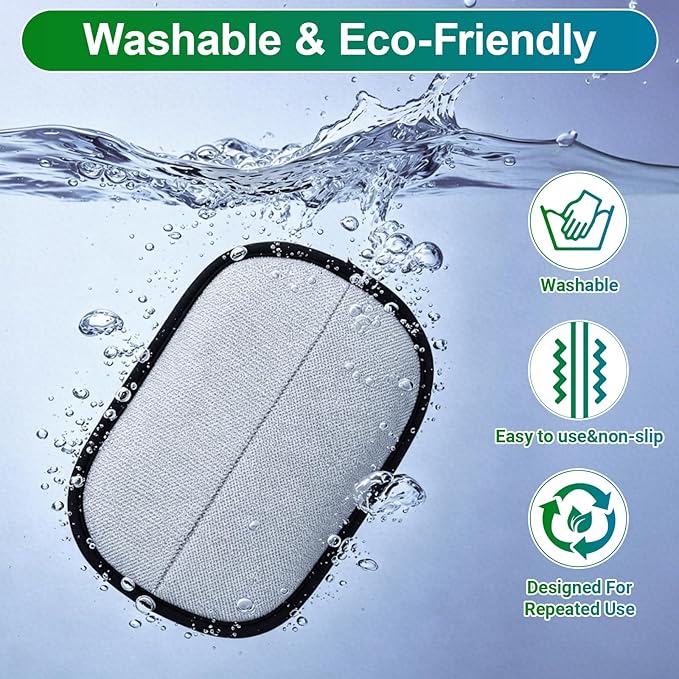 Pet Hair Removal Glove for Dogs & Cats, Reusable Electrostatic Pet Hair Remover for Couch, Carpet, Clothing & Car Seats, Washable Fur Remover Glove for Laundry, Furniture & Pet Bed