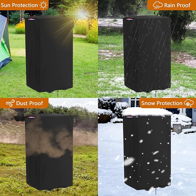 Wagon Stroller Dust Cover for Wonderfold W2 2-Seater Wagon Stroller,Folded Storage and Travel Protection,Waterproof Outdoor Cover for Rain,Dust,and Sun (25" L x 20" W x 31" H)