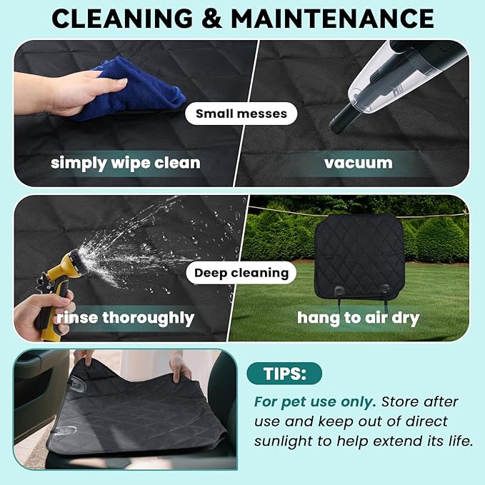 VIVAGLORY Dog Front Seat Cover Seatflex Car Seat Protector for Dog, Car Cover for Pet, Front Single Bucket Captain Chair Protector, Standard, Grey, 1Pack
