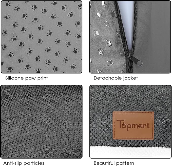 Replacement Waterproof Cover for Topmart Extended Foam Dog Ramp&Steps 3 Tiers, 33.1" L*15.7" W*15.7" H