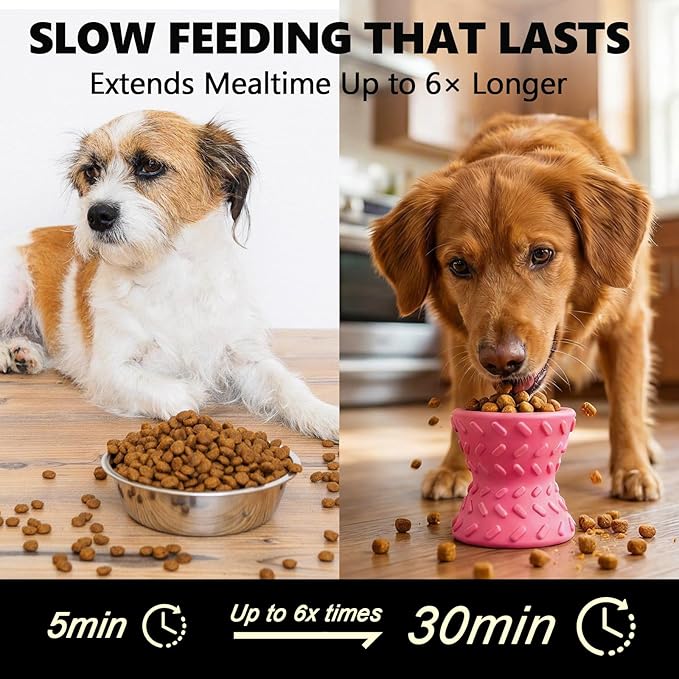 Dog Puzzle Toy – Interactive Treat Dispensing Dog Toy to Keep Dogs Busy, Mental Stimulation & Boredom Relief Toy for Indoor Play, Small & Medium Dogs