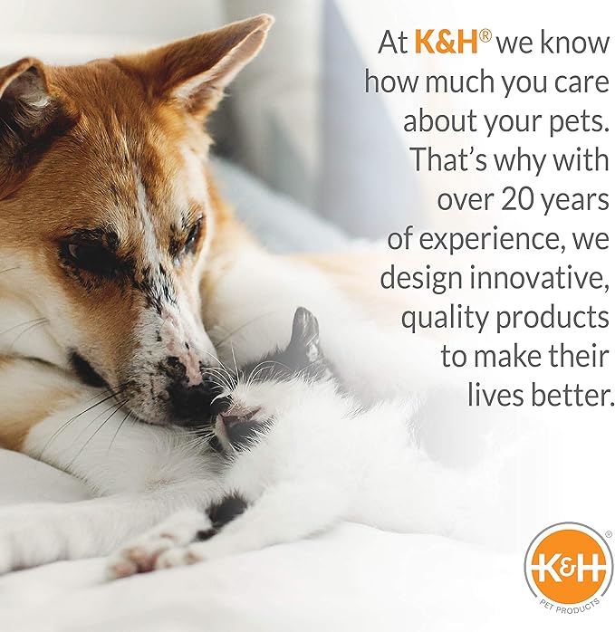 K&H Pet Products Bucket Booster Dog Seat with Safety Leashes, Washable, Sturdy for Small, Medium Dogs - Heated Charcoal/Cream