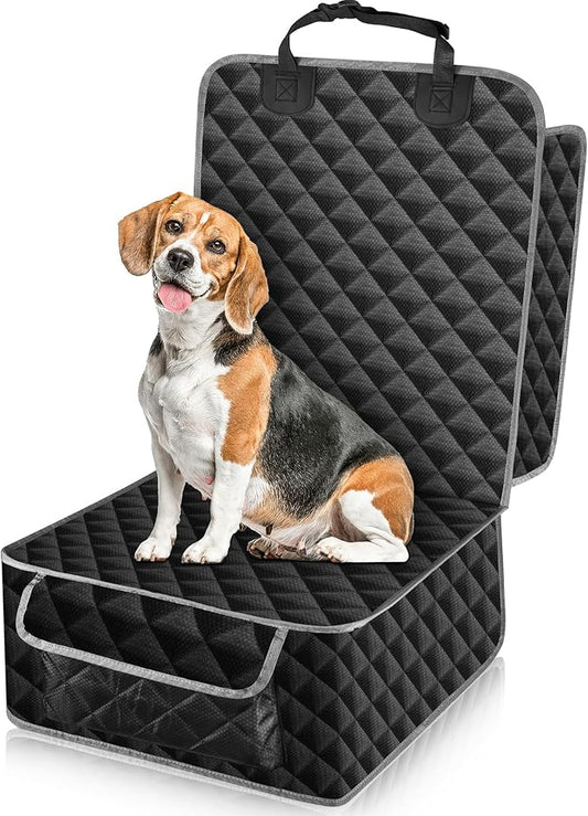 XHRING Dog Car Seat Cover Front Seat Dog Cover for Honda Passport Pilot Ridgeline 2000-2025 2026 Accessories, Waterproof & Nonslip Front Passenger Pet Front Seat Covers, Fits for Large SUV Truck