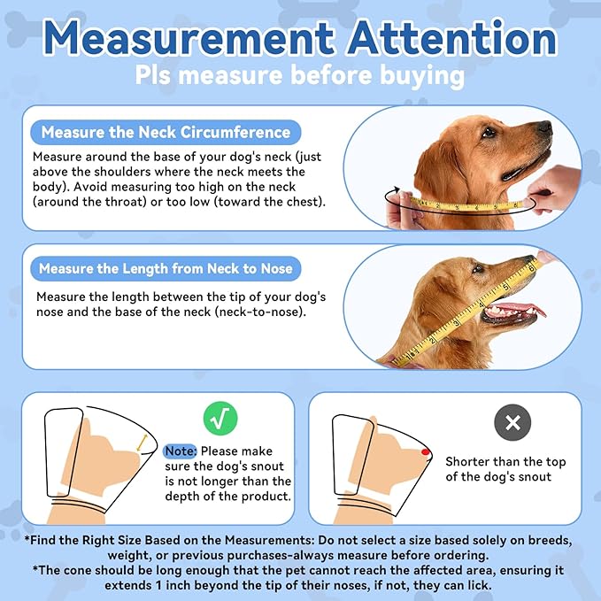 WinWeal Soft Dog Cone for Large Medium Dogs After Surgery – Adjustable Transparent Recovery Collar, Breathable Elizabethan E-Collar for Wound Healing & Anti-Licking (S, Black)
