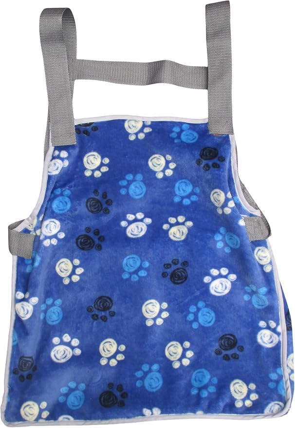 Pet Dog Cat Carrier for Lap Cat or Lap Dog Travel Shoulder Bag Sling Front Backpack Soft Plush Handmade (Clear)