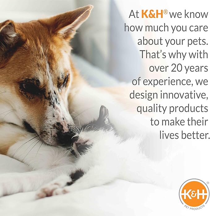 K&H Outdoor Elevated Dog Bed - Cooling Raised Dog Bed for Small & Medium Pets, Breathable Mesh Center Hammock Design, Indoor/Outdoor Washable Cover, Portable Metal Frame, Camo, Medium 32x25in