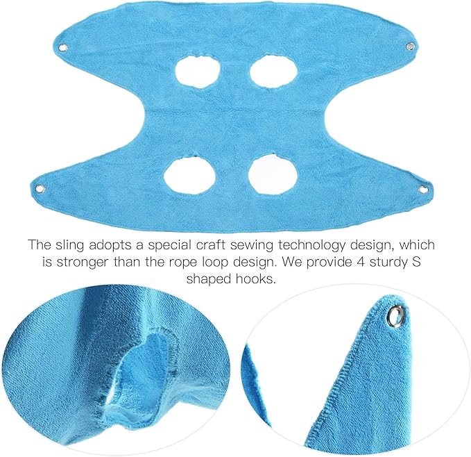 Multifunctional Dog Grooming Harness Dog Holder for Nail Trimming Pet Grooming Hammock Helper (M)