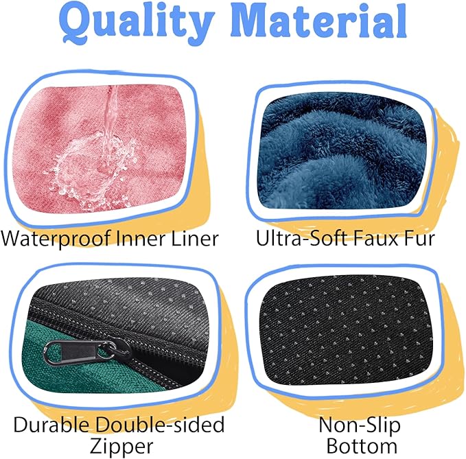 Chez Paw Extra Large Dog Bed Orthopedic - XL Orthopedic Dog Beds Waterproof Pet Couch Memory Foam Sofa Bolster with Removable Cover - 42 x 30