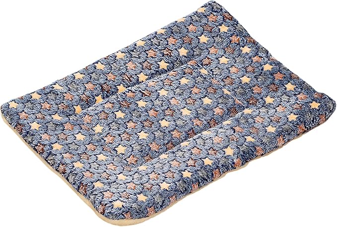 Cat Beds for Outdoor Cats:Flannel Cat Blanket for Indoor Cats,Self Warming Mat Soft and Comfortable,Crate Pads for Small Dog for Sleeping,Machine Washable (D, 13" x 18")