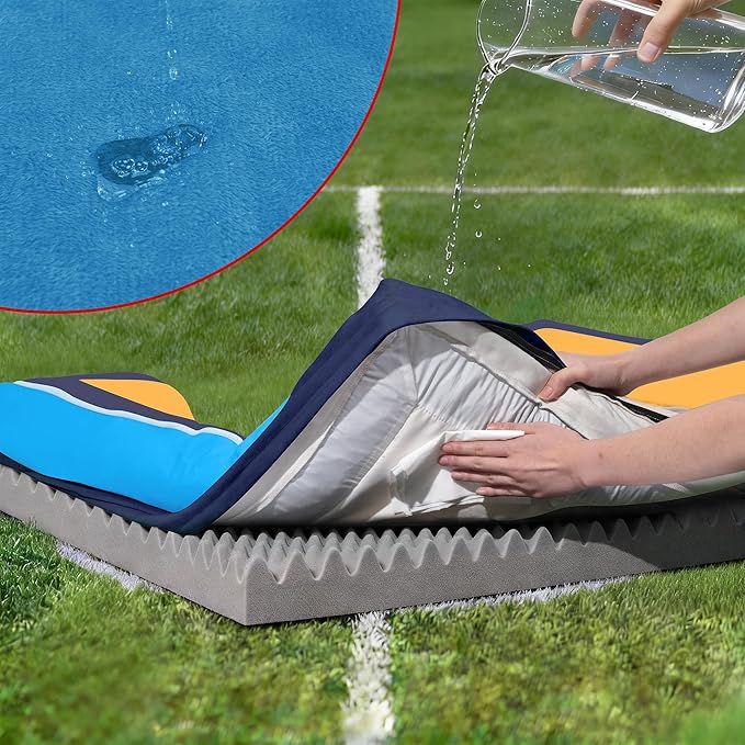 Comfort Expression Orthopedic Dog Bed for Extra Large Dogs 45x35 Inch, Waterproof Egg Crate Foam XL Pet Bed with Bolsters, Dog Couch with Washable Cover & Non-Slip Bottom, Houston