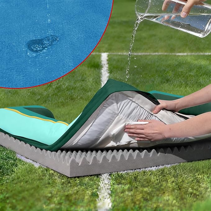 Comfort Expression Orthopedic Dog Bed for Extra Large Dogs 42x30 Inch, Waterproof Egg Crate Foam XL Pet Bed with Bolsters, Dog Couch with Washable Cover & Non-Slip Bottom, Seattle
