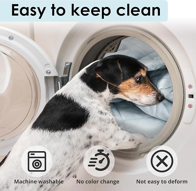 Dog Cooling Mat, Pet Washable Non-Toxic Summer Dogs Cats Cooling Pads Sleeping Kennel Mats Cool Ice Blanket for Indoor & Outdoor Dog Beach Essentials Gray Small
