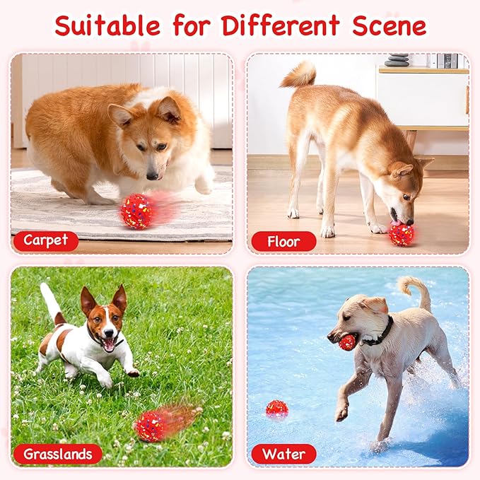 Lollyx Interactive Dog Toys, Rechargeable Moving Dog Toys to Keep Them Busy, Dog Toy Ball for Small/Medium/Large Dogs