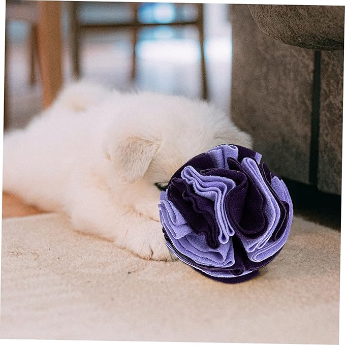 Upgraded PET Dog Sniff Ball Interactive Chewing Toy for Dogs Colorful Snuffle Ball for Sniffing and Treats for Training and Playtime