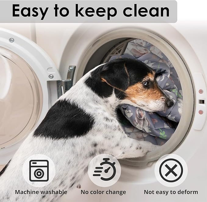 Dog Cooling Mat, Pet Washable Non-Toxic Summer Dogs Cats Cooling Pads Sleeping Kennel Mats Cool Ice Blanket for Indoor & Outdoor Dog Beach Essentials Gray Small
