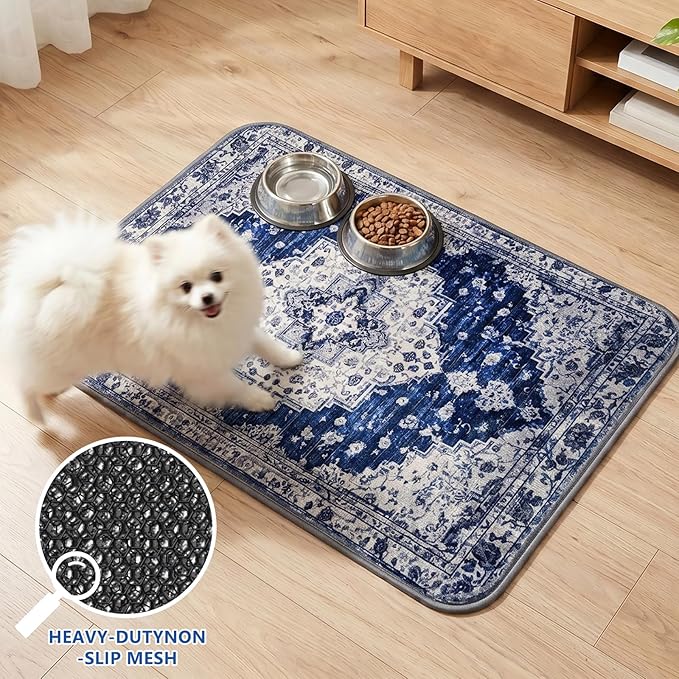Washable Pee Pads for Dogs and Cats, 2 Pack Absorbent Thick Reusable Training Dog Pet Puppy Pads, Waterproof & Non-Slip Whelping Pads for Potty Training, Whelping, Playpen, Crate, Prevents Leakage