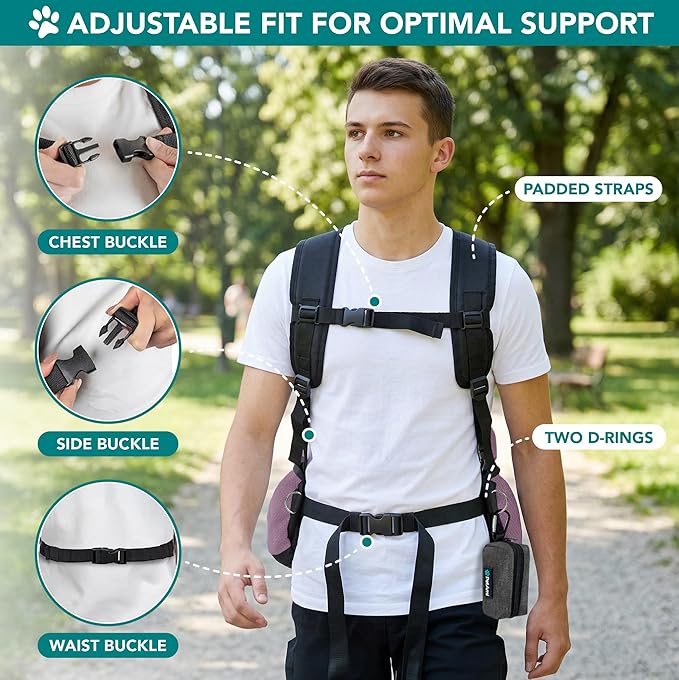 PetAmi Dog Carrier Backpack, Hands Free Front Pet Carrier for Small Medium Cats Puppies, Adjustable Ventilated Reflective Pet Travel Bag for Hiking Camping Biking Walking, Up to 14 lbs, Purple