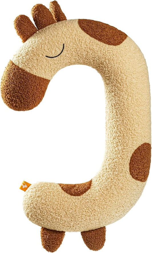 HiPetpy Dog Pillow - Soft Neck Pillow for Dogs, Washable Dog Calming Pillows for Better Sleep, Reduces Anxiety, Gift for Medium/Large Dogs and Cats (Yellow)
