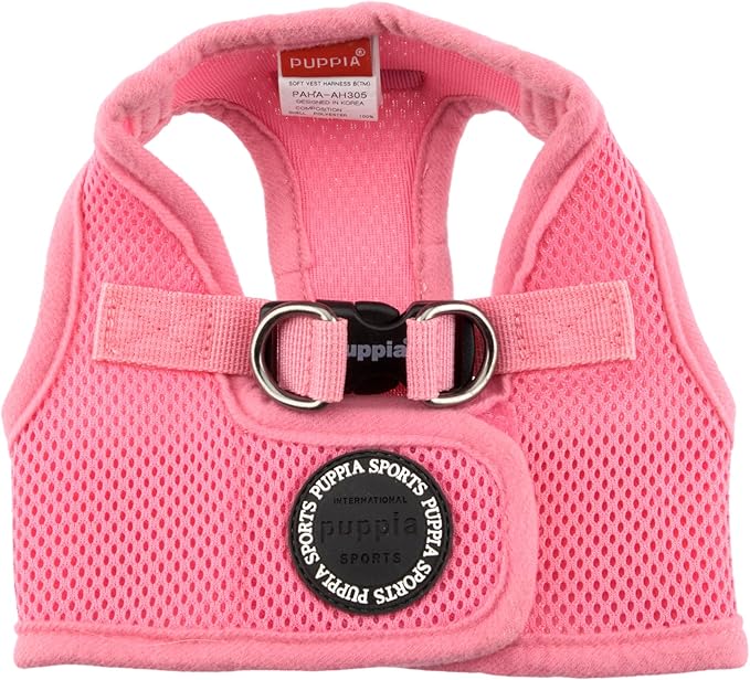 PUPPIA International Puppia Harness Soft B Vest Pink, Small