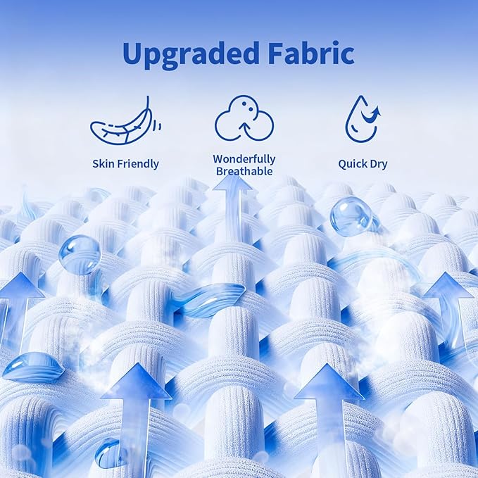 Dog Shirt, Cooling Vest Lightweight Breathable, Dog T-Shirts All-Season Sun Protection Quick Dry Soft Stretchy Reflective Tank Top - Small Medium Large Dogs (Blue Wave, Large)