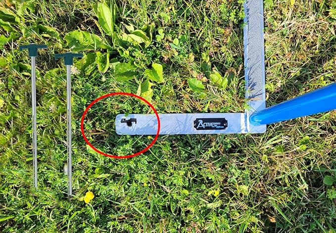ActiveDogs Agility Above Ground Weave Poles - Outdoor Dog Obstacle Agility Training Exercise Equipment (Competition Weave Pole System - 6 Pole)