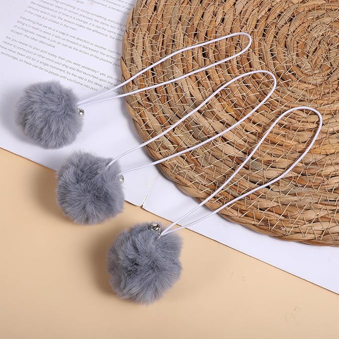 15 Pack Cat Tree Replacement Ball for Cat Tower Interactive Dangling Toys with Bell and Elastic Rope Kitten Tower Replacement Balls Plaything Add Ons for Scratching Post Tree