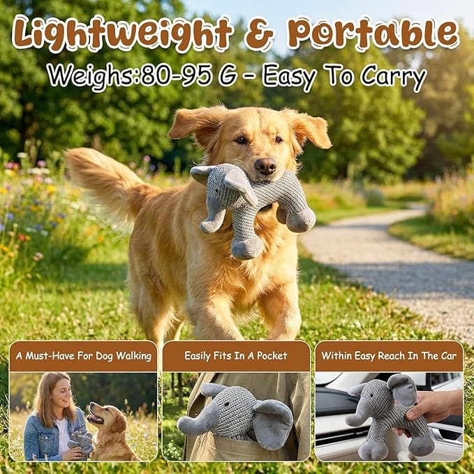 Pet Lori Linen SafariCompanions Dog Toys, Sturdy Linen Fabric, Indestructible Stuffed Toy for Small Medium Dogs (Monkey)