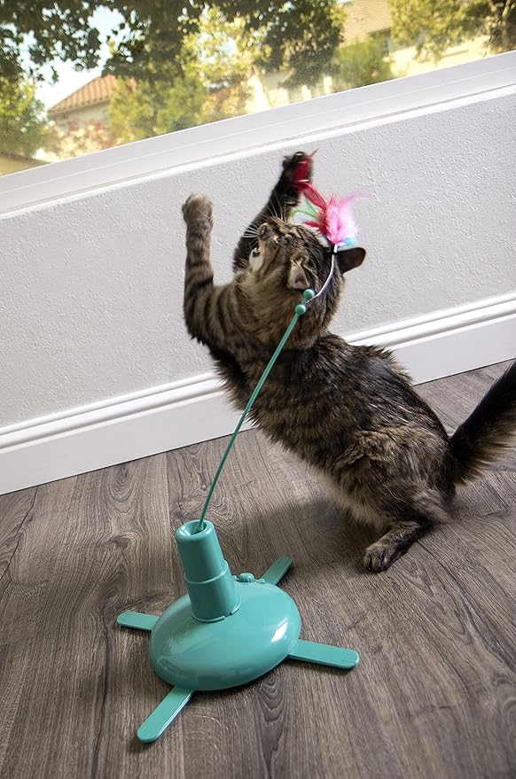 SmartyKat Electronic Motion/Moving Toys for Cats & Kittens, Battery Powered, Mimics Motion of Real Prey, Fun & Interactive Play - Multiple Styles
