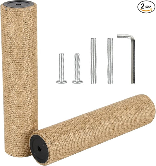 6.8cm 2.7in Diameter Cat Tree Scratching Post Replacement Jute (30cm/11.81in, M8)