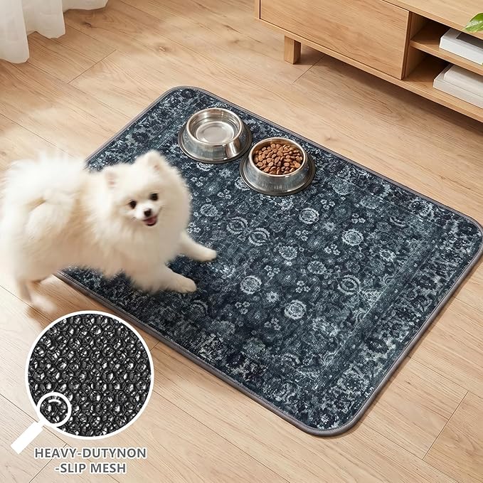 Washable Pee Pads for Dogs and Cats, 2 Pack Absorbent Thick Reusable Training Dog Pet Puppy Pads, Waterproof & Non-Slip Whelping Pads for Potty Training, Whelping, Playpen, Crate, Prevents Leakage