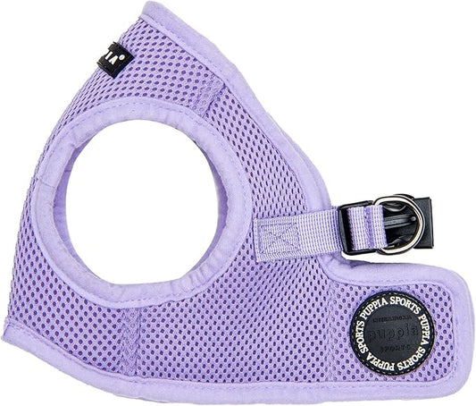 Puppia Soft Vest Dog Harness Step-in Padded Mesh No Choke No Pull Comfortable Walking Running Training for Small Medium Large Dogs, Violet, X-Large