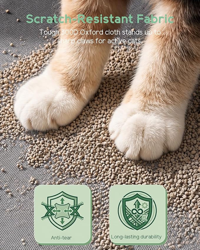 Replacement Cat Litter Mat for PETLIBRO Luma Automatic Cat Litter Box, Non Stick Waterproof Litter Pad, Anti Scratch Liner, Leakproof Cat Litter Box Inner Pad Accessory