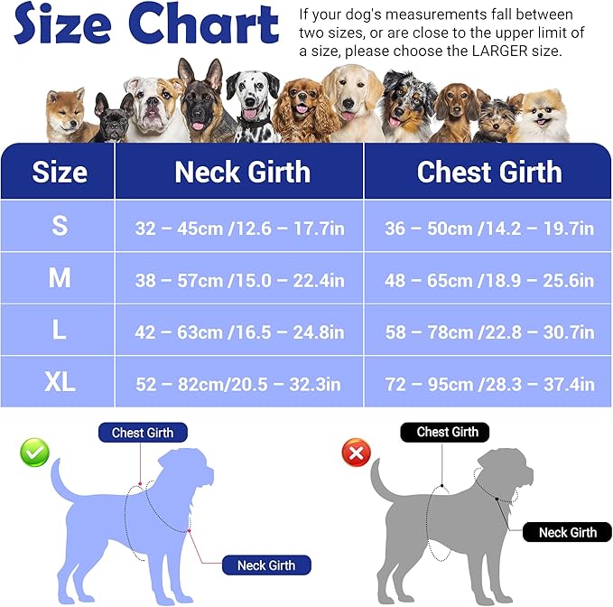 Funfox Dog Harness No Pull, Adjustable Pet Vest Harness, Super Soft Material with Vertical Handle Easy Control, Reflective Night Walking, 2 Leash Clips for XLarge Dogs, Camo Orange, XL