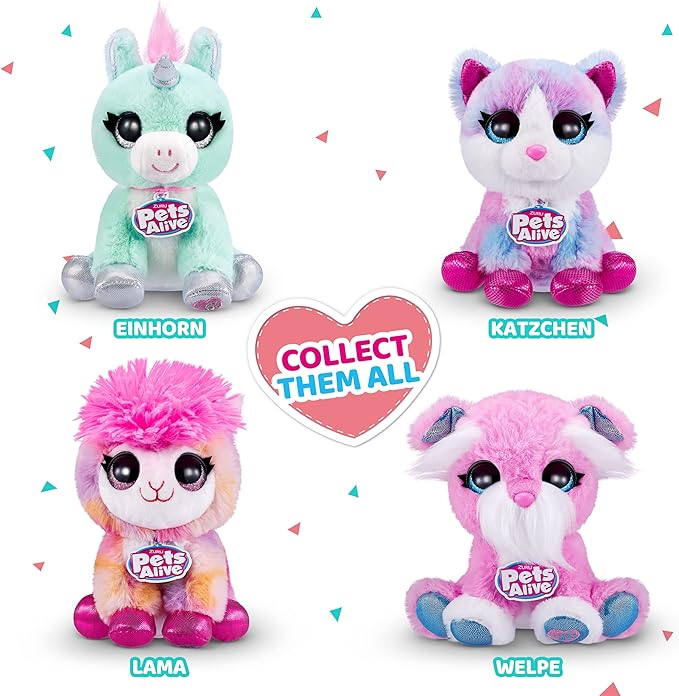 Pets Alive Pet Shop Surprise Unicorn Toys by ZURU - Interactive with Electronic 'Speak & Repeat' Animal Playset Unicorn Gifts for Girls and Kids (Series 2)