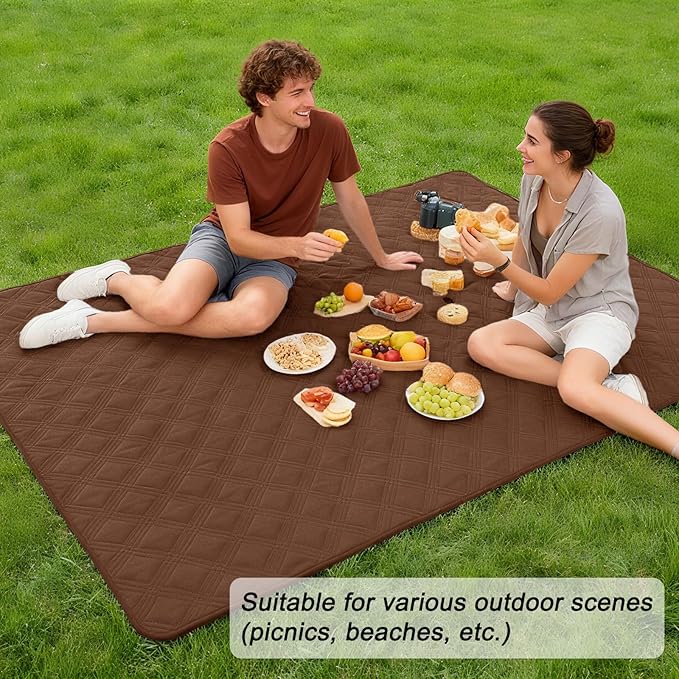 hyha Waterproof Dog Blanket, Reversible Pet Bed Blanket, Soft Sofa Couch Cover for Dogs Washable, Waterproof Pet Couch Covers for Sofa Puppy Cats Furniture Protector(68"x82", Brown/Brown)