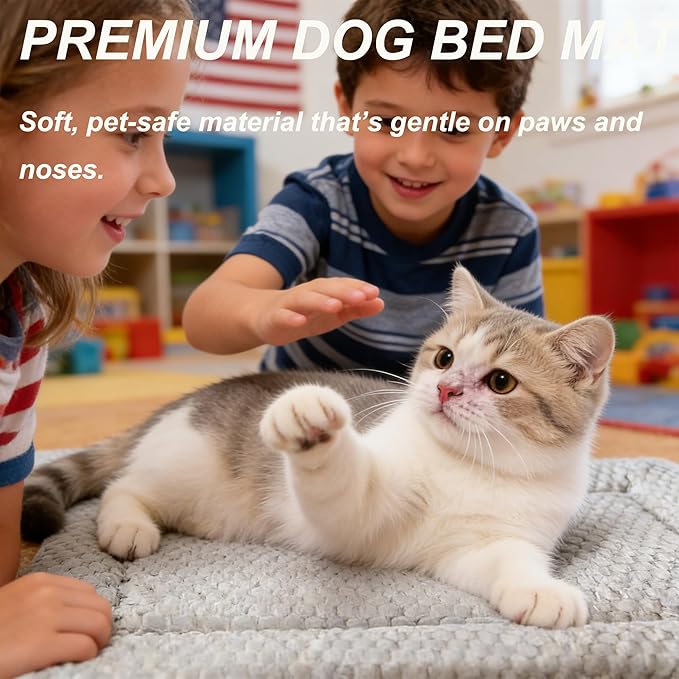 Cat Bed Mat - Durable & Cute Crate Beds for Extra Small Dogs & Cats, Comfortable Kennel Pad for Home, Crate & Travel
