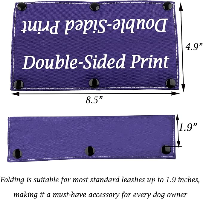 Working Dog Do Not Pet Leash Sleeve Working Dog Leash Wrap Social Distancing Dog Patch (NO Hand Sniffs)