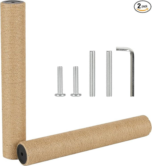 6.8cm 2.7in Diameter Cat Tree Scratching Post Replacement Jute (45cm/17.72in, M8)