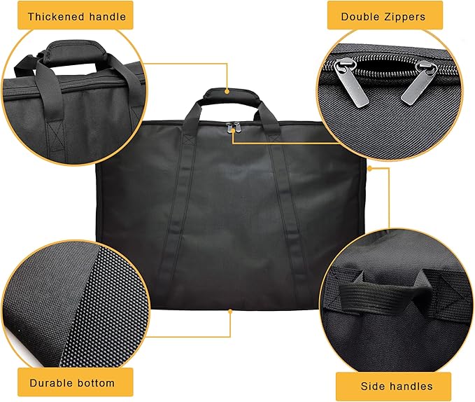 42" Dog Playpen Storage Bag, Suitable for Foldable Exercise Pet Playpens, Dog Fence Travel Bag with Handles for Camping and RV Trip, Waterproof Oxford Fabric