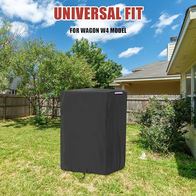 Wagon Cover Compatible with Wonderfold Wagon W4 Original(Cover Only),Waterproof 420D Stroller Wagon Covers for Keenz Wagon Stroller 4 seater-29"L x 28"W x 43"H