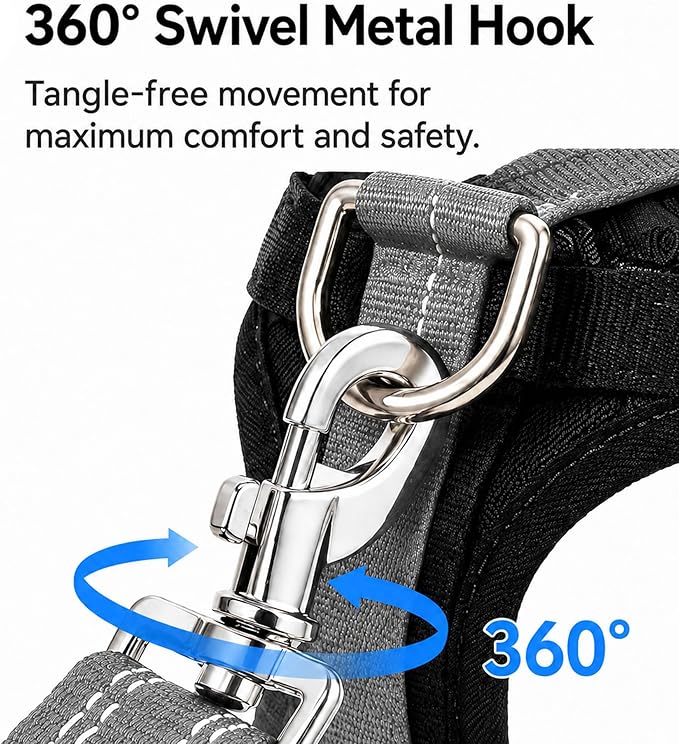 Dog Seat Belt 2Pcs, Retractable Pet Car Harness, Adjustable Dog SeatBelts for Vehicle, Nylon Pet Safety with Elastic Bungee