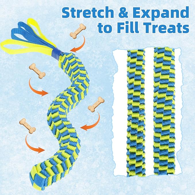 Floating Pool Dog Toys for Water Fetch, Durable Tug Of War Dog Chew Toys for Small Medium Large Dogs, Interactive Outdoor Summer Essentials for Lake Beach Dummy Retrieving Bumper Training 2 Pack