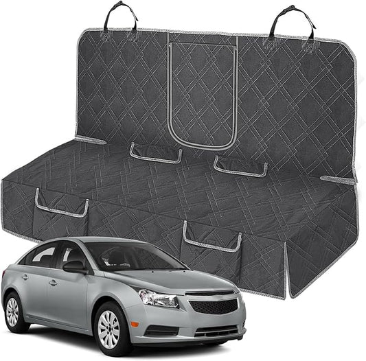 Dog Car Seat Cover Compatible with 2012-2019 Chevy Cruze, Waterproof Pet Bench Seat Cover for Back Seat, 600D Heavy Duty Scratch Proof Nonslip Truck Seat Covers for Dogs