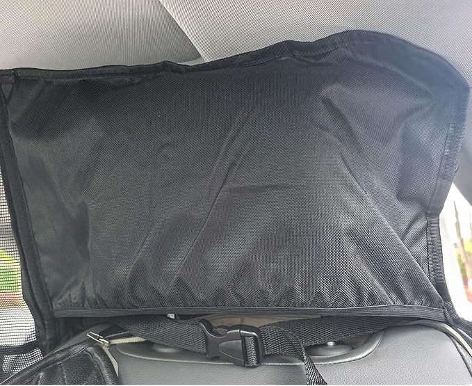 High Barrier Dog Car Seat Cover with Hard Bottom,Mesh Window,Waterproof,Anti Scratch,Safe,Easy to Use and Clean,Holds 330lbs,Foldable Car Seat Protector for Cars,SUVs,Small Pickup Trucks