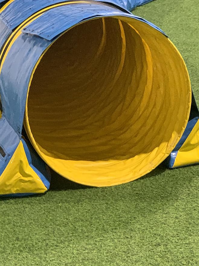 680 GSM Dog Aigility Yellow PVC Tunnel, 26" Diameter,15' 4" Pitch, 3.5 mm Wire, $339