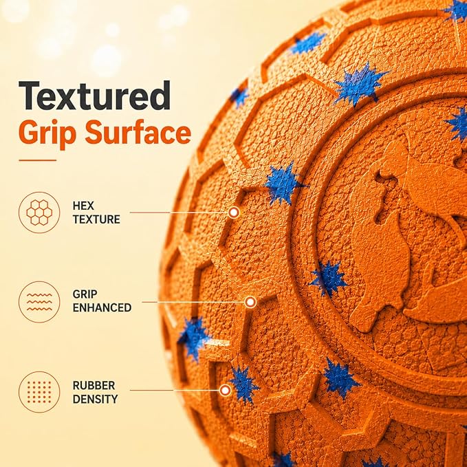 Interactive Dog Ball for Medium & Large Dogs, Automatic Moving Dog Toy with Motion Activation, USB Rechargeable Self Rolling Ball for Boredom Relief, Indoor Exercise & Independent Play