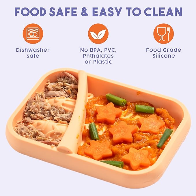 Awoo Sardina - Silicone Lick Mat + Slow Feeder for Cats & Small Dogs - Non-Slip Design with Suction Cups - Dishwasher Safe Pet Dish - Extends Mealtime and Reduces Anxiety - for Wet & Dry Food (Cobalt)
