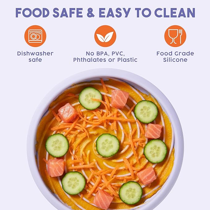 Awoo Lick Dish - Silicone Lick Mat + Slow Feeder for Cats & Small Dogs - Non-Slip Design with Suction Cups - Dishwasher Safe, Extends Mealtime, Reduces Anxiety (Sage)